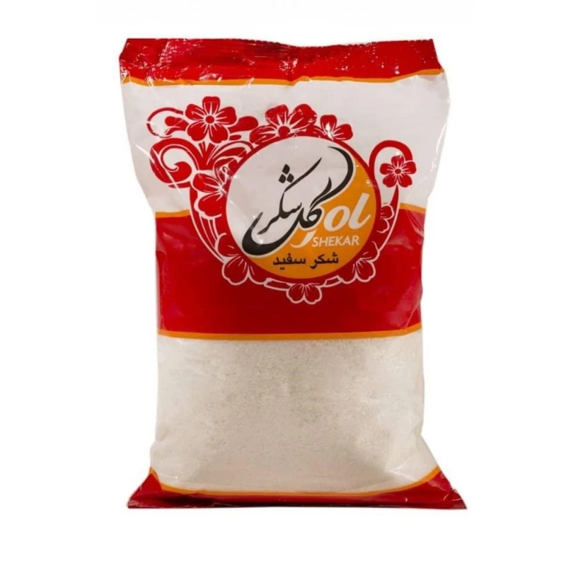 شکر سفید گلشکر - 1 کیلوگرم/White granulated sugar - 1 kg