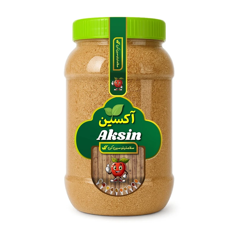 شکر قهوه‌ای ممتاز آکسین - 1400 گرم/Auxin Premium Brown Sugar - 1400 grams